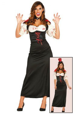 Fato de Vampira Akasha para mulher