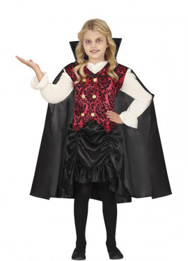 Classic Vampiress Costume for Girls