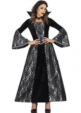 Silver Gothic Vampire Costume for Women