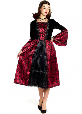 Gothic Vampiress Costume for Women