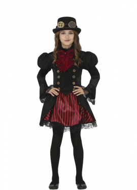 Steampunk Gothic Vampire Costume for Girl