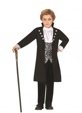 Silver Vampire Costume for Boys