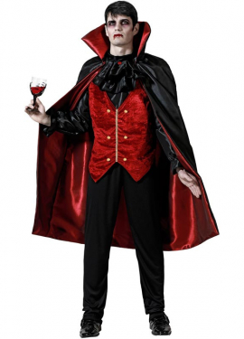 Vampire Dracula costume for men