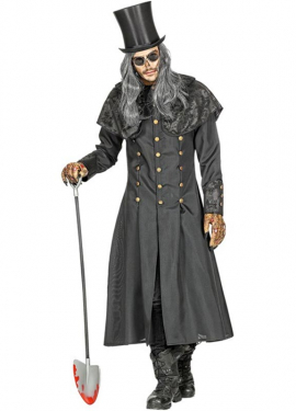 Men's Gothic Vampire Undertaker Costume