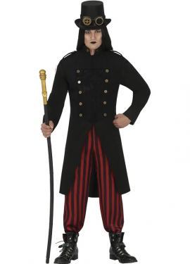 Men's Steampunk Gothic Vampire Costume