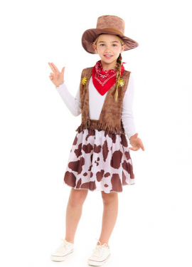 Western Cowgirl Costume for Girls