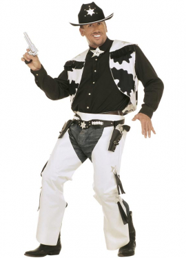 White Rodeo Cowboy Costume for Men