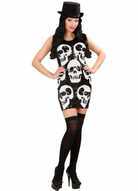 Skull Girl Dress Costume with sequins for women