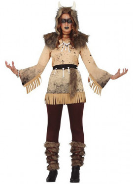 traje Chaman Viking para as mulheres