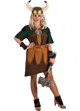 armario Genuino Memoria Disfraz de Vikinga para mujer