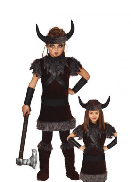 Disfraz de vikingo con capa, casco y cubre botas para niño por 24,50 €