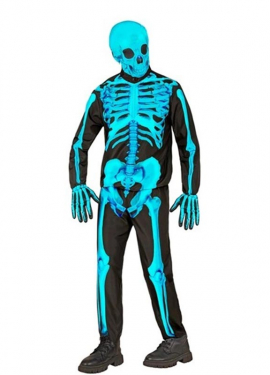 Disfraz Express de Esqueleto Fluorescente para niño