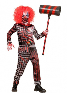 Disfraz Express de Payaso Malvado para niño