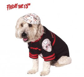 Disfraz Jason de Viernes 13 para perro