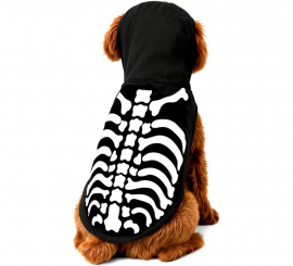 Fluorescent Skeleton Mascot Costume