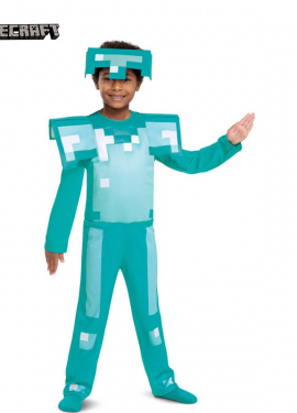 Traje de Armadura Minecraft Deluxe para Meninos