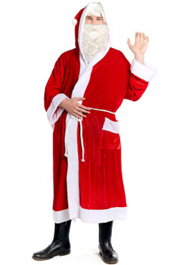 Disfraz o Bata de Papá Noel para hombre
