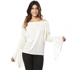 Fato ou blusa medieval para mulher