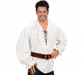 White Pirate Costume or Shirt for Men