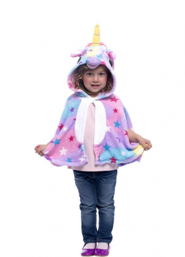 Super Unicorn Costume or Cape with hood for children