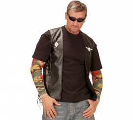 Adult Biker Costume or Vest