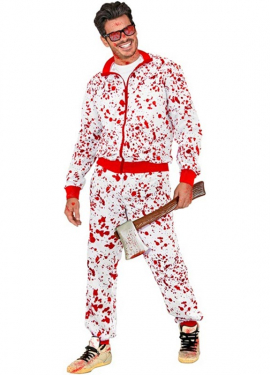 Bloody Killer Costume or Tracksuit for Adults