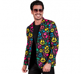 Giacca da uomo Ghosts multicolor fluo