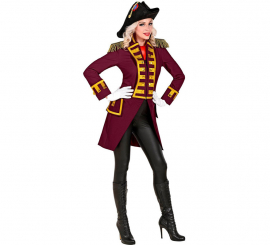 Burgundy Parade Tailcoat Costume or Jacket for Women