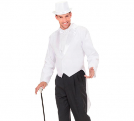 White Showtime Gala Costume or Tailcoat for men