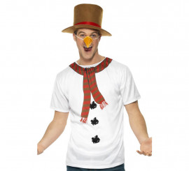 Disfraz o Kit de Muñeco de Nieve para hombre