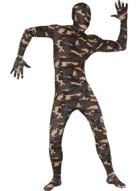 Disfraz o Mono Segunda Piel Camuflaje Militar