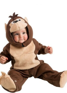 Monkey Costume or Romper for 10-month-old babies