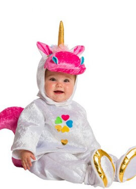 Diez años Rústico acantilado Disfraz o Pelele Unicornio para bebés de 10 meses
