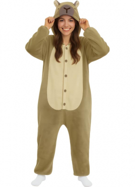 Disfraz o Pijama de Capibara para mujer