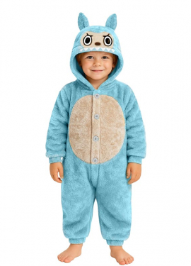 Déguisement ou pyjama Lulu Monstre Bleu pour enfants