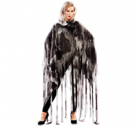 Ghost Costume or Poncho for women 190 cm