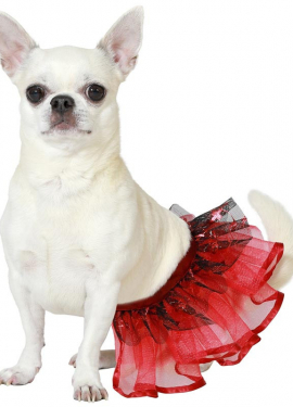 Red dog costume or tutu