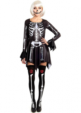 Skeleton Costume or Dress for Women