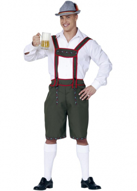 Green Tyrolean men's costume