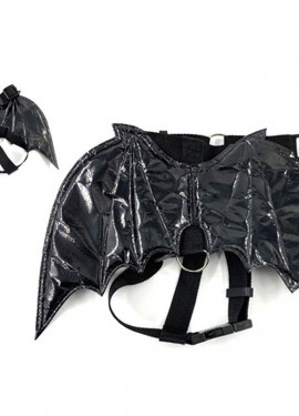 Black Wings Dog Costume