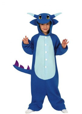 Disfraz Pijama de Dragón Azul para niños