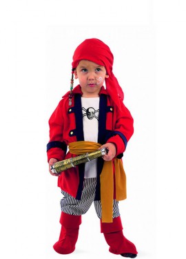 Fato de pirata bucaneiro para criança