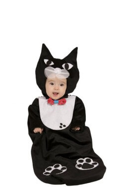 Black Cat Sack Costume for Baby