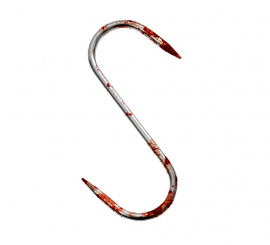 33cm Bloody Double Hook