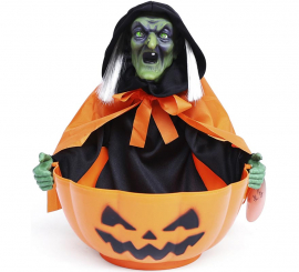 Animated Witch Candy Box with Light, Sound and Movement 28*28*30