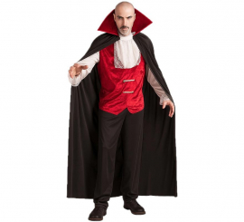 Fato masculino de Drácula e Vampiro