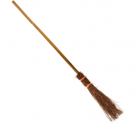 Vassoura de bruxa de 107 cm de comprimento