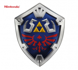 Nintendo Zelda Blue Shield with Badge