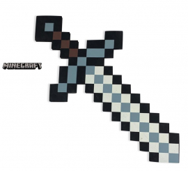 Espada de Minecraft negra de juguete 60x30 cm