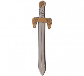 Espada Medieval con Mango Dorado de 81 cm